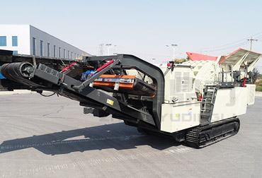 履帶式移動(dòng)破碎站