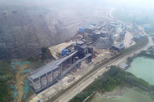 中材參天生產線鳥瞰圖 中材參天生產線鳥瞰圖