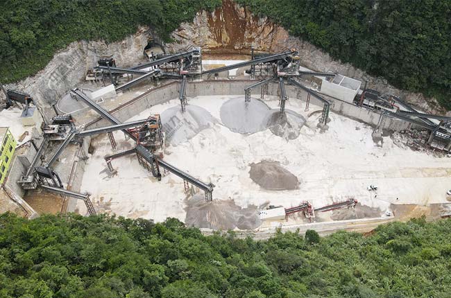 廣西丹泉集團年產300萬噸砂石骨料生產線