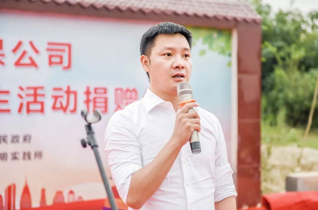 張治民董事長祝賀并激勵學子