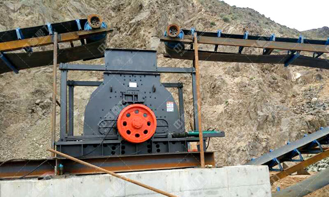 雙腔硬巖破碎機