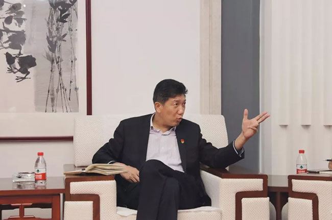 衛輝市委書記梁常運等導考察調研中譽鼎力智能礦山管理系統應用情況