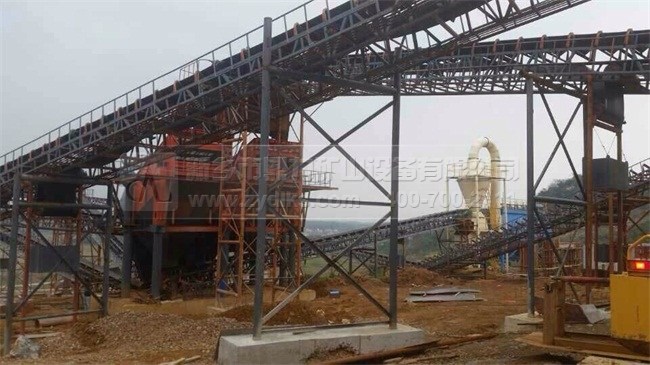 不同時產(chǎn)量骨料破碎生產(chǎn)線