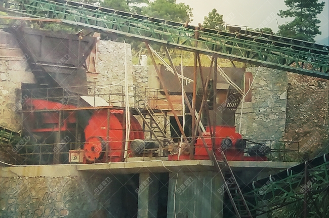 破碎機使用現場
