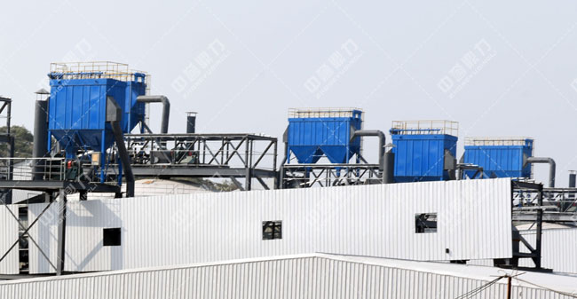 衛(wèi)輝市資源有限公司時產(chǎn)3000噸骨料生產(chǎn)線除塵