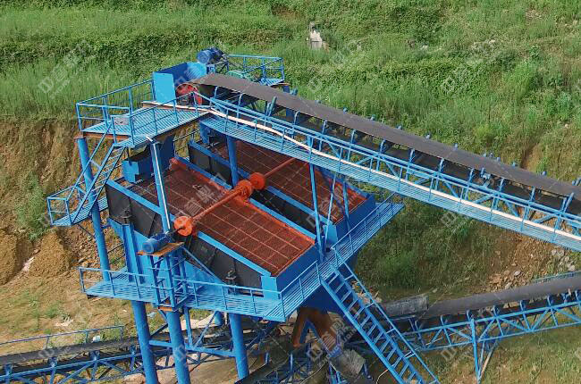 崎源石料加工廠時產300噸砂石生產線 崎源石料加工廠時產300噸砂石生產線