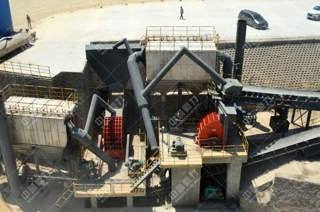 河北邢臺臨城中聯水泥石料生產線