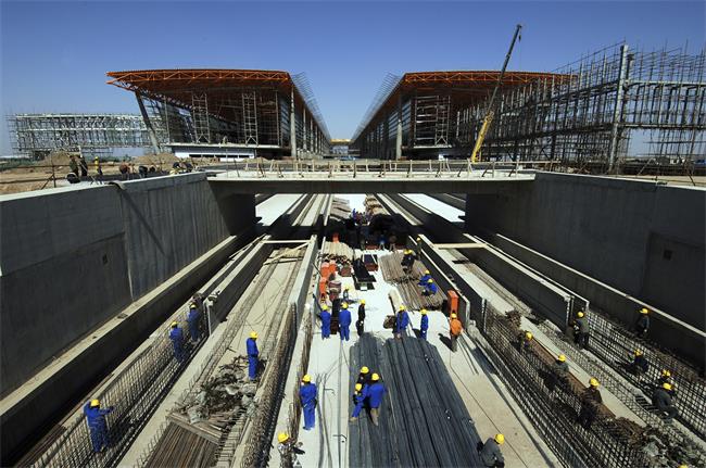 一處在建的高速公路