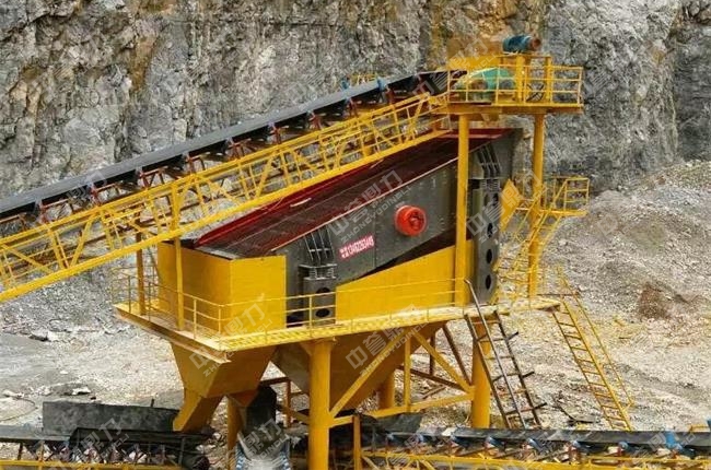 破碎生產線現場