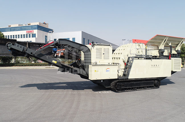 時產800-1000噸左右鵝卵石移動式破碎站配置及報價 時產800-1000噸左右鵝卵石移動式破碎站配置及報價